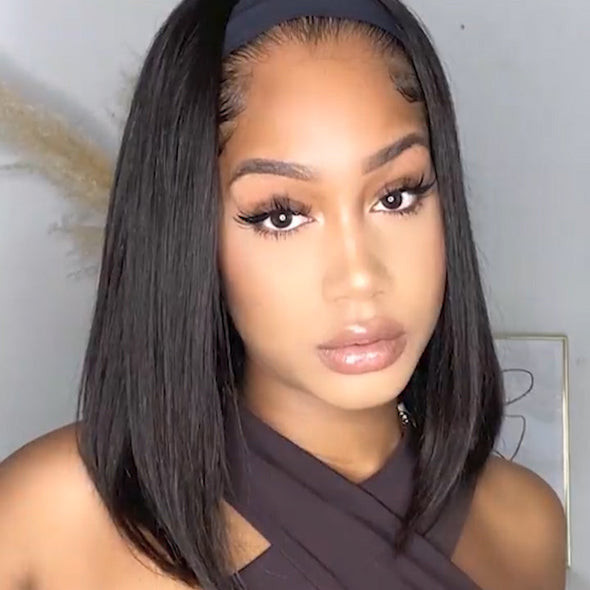 14" Straight Short Wigs-140%