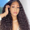 Glueless Night Black Deep Curly Hair Wig