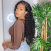 Glueless Long Black Deep Curly Hair Wig