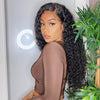 Glueless Long Black Deep Curly Hair Wig