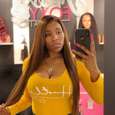 Brown Prepluck Glueless Fashion Virgin Hair Glueless luxury wigs