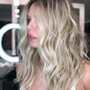 Beauty White Blone Long Wave Wig