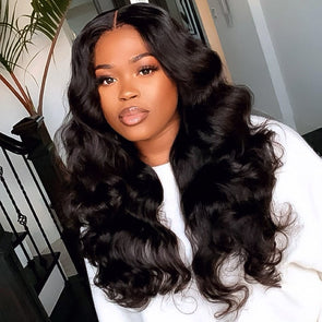 Glueless Preplucked Lace Wave Wig-140%(EXTRA THICK AS IN VIDEO)