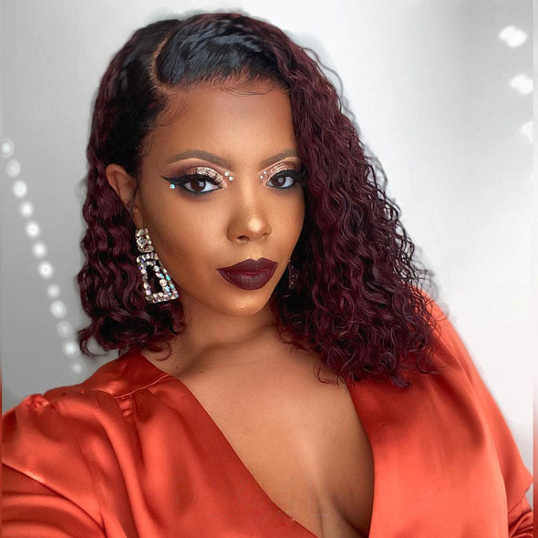 Red Short Bob Wig