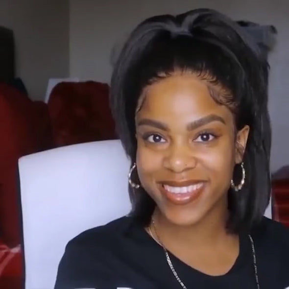 Black short hair