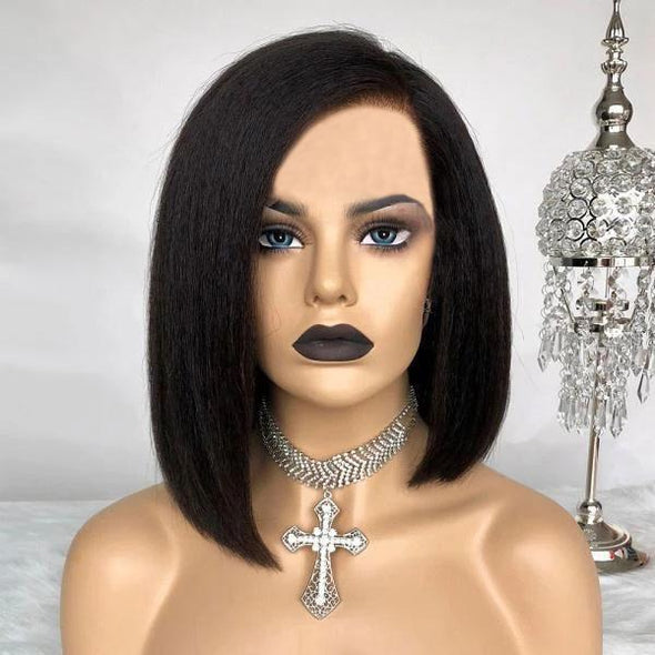 Black short wig