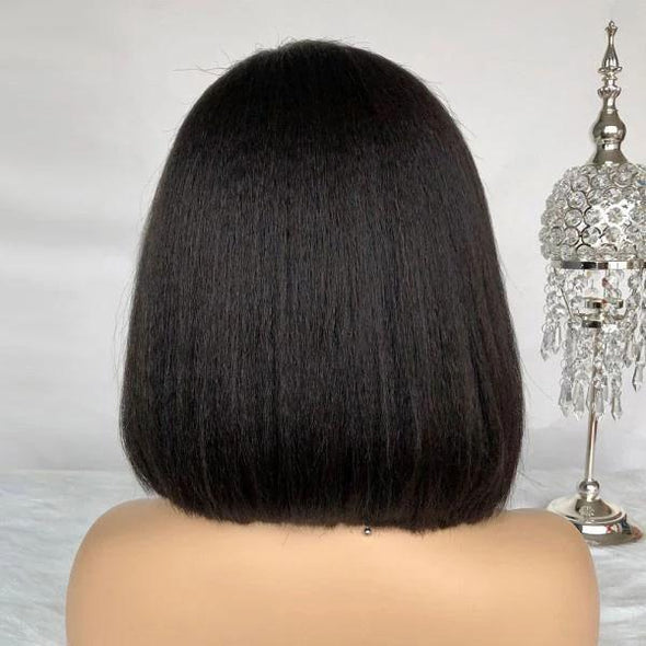 Black short wig