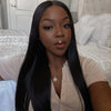 Glueless Black Straight Long Wig-9
