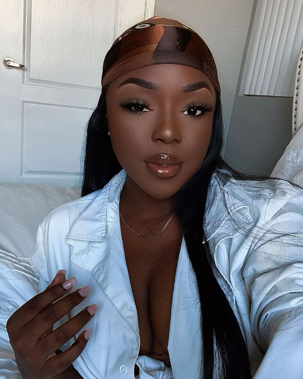 Glueless Black Straight Long Wig-8
