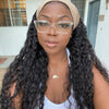 26" Glueless Black Curly Long Wig-6