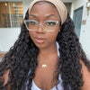 26" Glueless Black Curly Long Wig-6