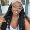 26" Glueless Black Curly Long Wig-6