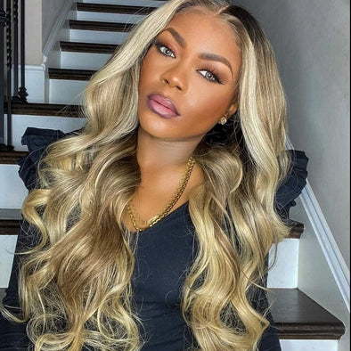Gold Wave Prepluck Glueless Fashion Wigs-37