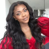 Black long curly hair