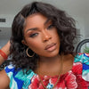10" Afro Short Curly Kinky Wigs Fluffy Wavy Full Wig-140%(EXTRA THICK AS IN VIDEO)