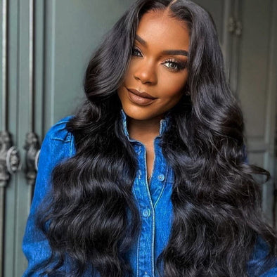 Black Wave Prepluck Glueless Fashion Wigs-140%
