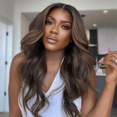 Brown Wave Prepluck Glueless Fashion Wigs-140%