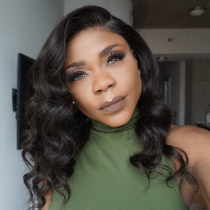 Black Bob Wave Prepluck Glueless Fashion Wigs