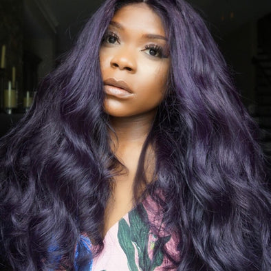 DEEP PURPLE Lace Wig