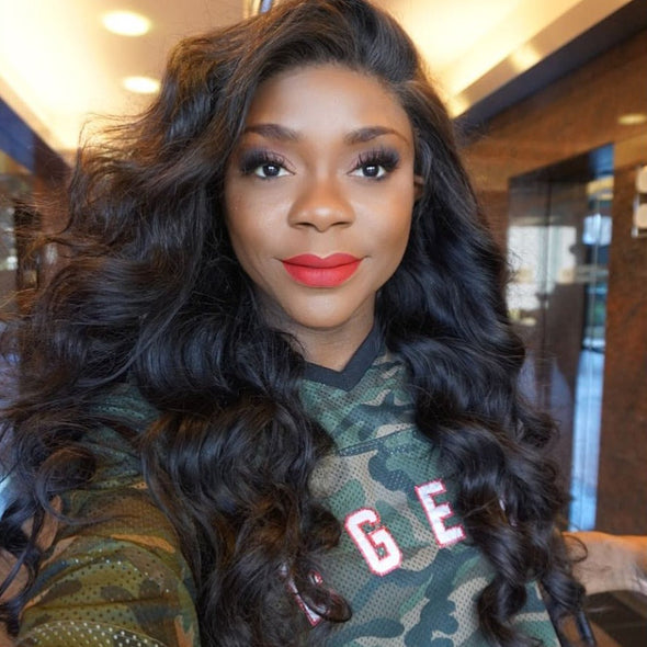 Black Wave Prepluck Glueless Fashion Wigs