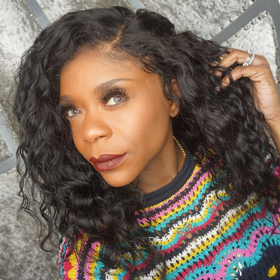 Deep Wave Prepluck Glueless Fashion Virgin Hair Wigs