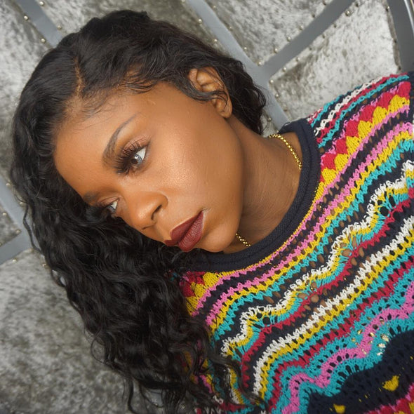 Deep Wave Prepluck Glueless Fashion Virgin Hair Wigs