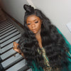 Black Wave Prepluck Glueless Fashion Virgin Hair Body Wave Wigs