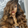 Brown Wave Prepluck Glueless Fashion Wigs