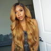Glueness Blonde Prepluck Glueless Fashion Virgin Hair Body Wave Wigs