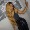 Glueness Blonde Prepluck Glueless Fashion Virgin Hair Body Wave Wigs