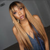 New Season Long Brown Hair With Bangs
