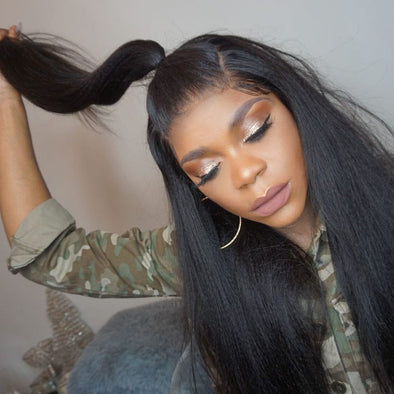 Black Prepluck Glueless Fashion Virgin Hair Body Wave Wigs